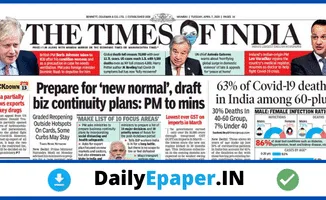 times of india epaper