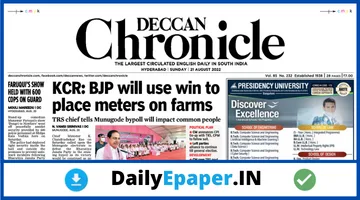 Deccan Chronicle Epaper Deccan Chronicle Epaper