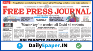 The Free Press Journal ePaper Download Daily After 07:00 AM