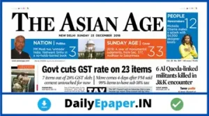 The Asian Age epaper