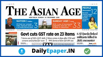 The Asian Age epaper